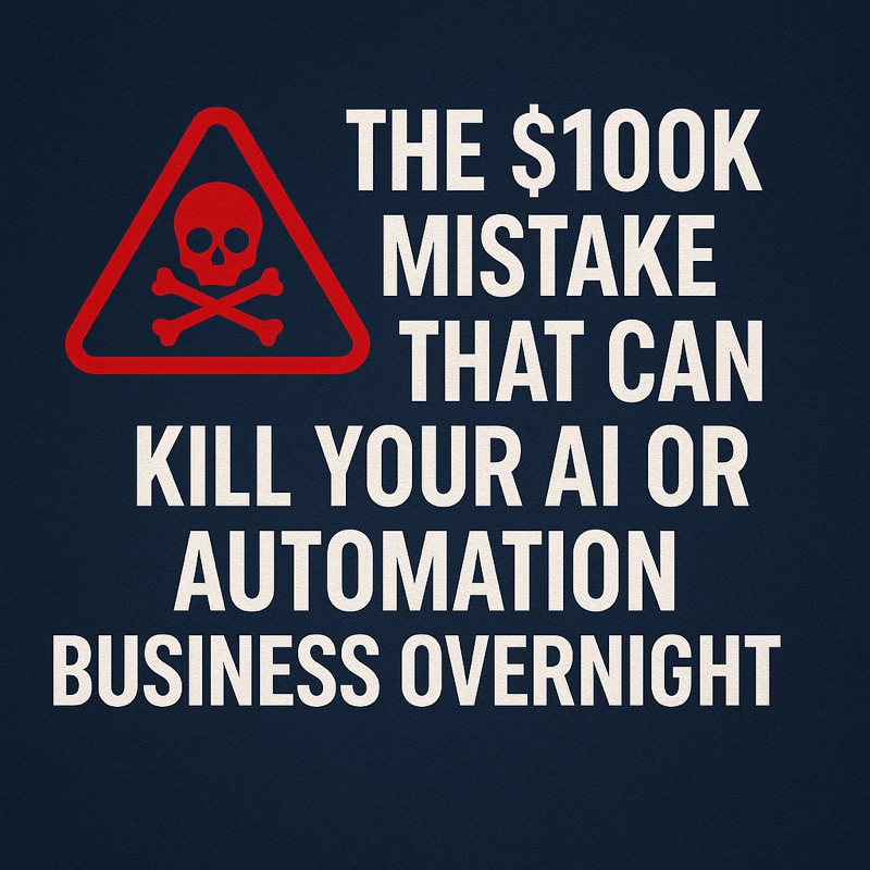 The $100K Mistake That Can Kill Your AI or Automation Business Overnight